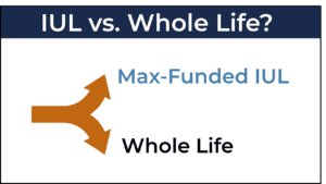 Why IUL Can Outperform Whole Life Insurance | Choose Max-Funded IUL for a Max-Opportunity Future - Whole Life gets off to a slow start, whereas IUL can give your cash value a jump start. IUL has higher growth potential than Whole Life. And IUL has a higher internal rate of return (IRR) than Whole Life, making it less expensive over time. 